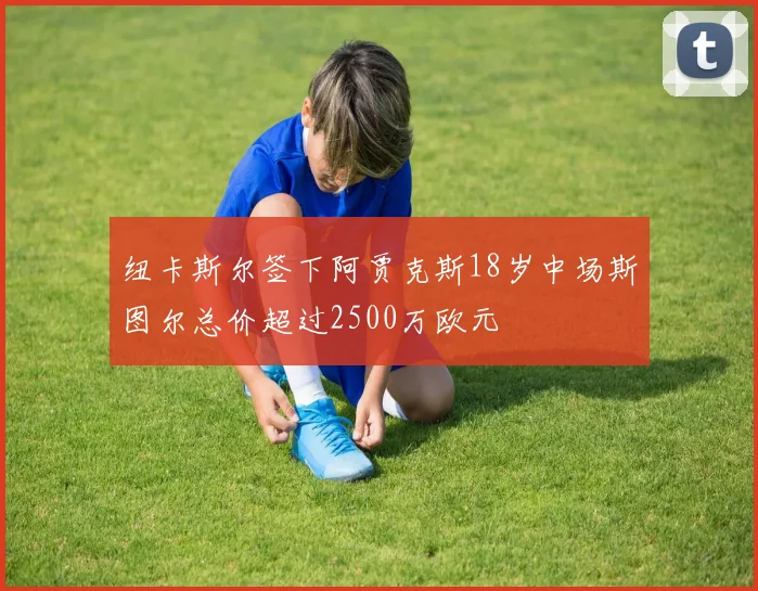 纽卡斯尔签下阿贾克斯18岁中场斯图尔总价超过2500万欧元